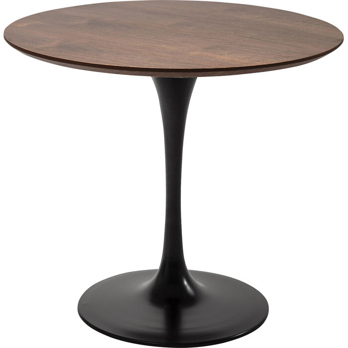 Table Invitation Set Walnut Black Ø90cm